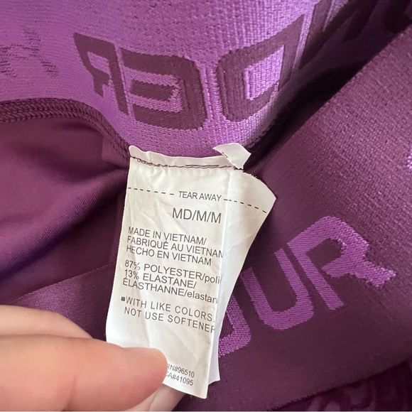 Under Armour Purple Swirl Compression 8” Shorts Size M - Picture 7 of 11